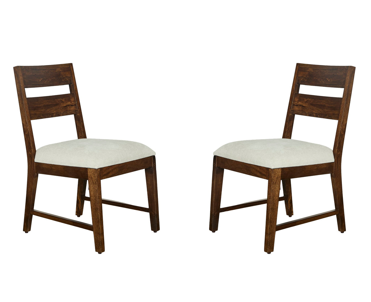 Portico - Ladderback Dining Chair (Set of 2) - Warm Brown