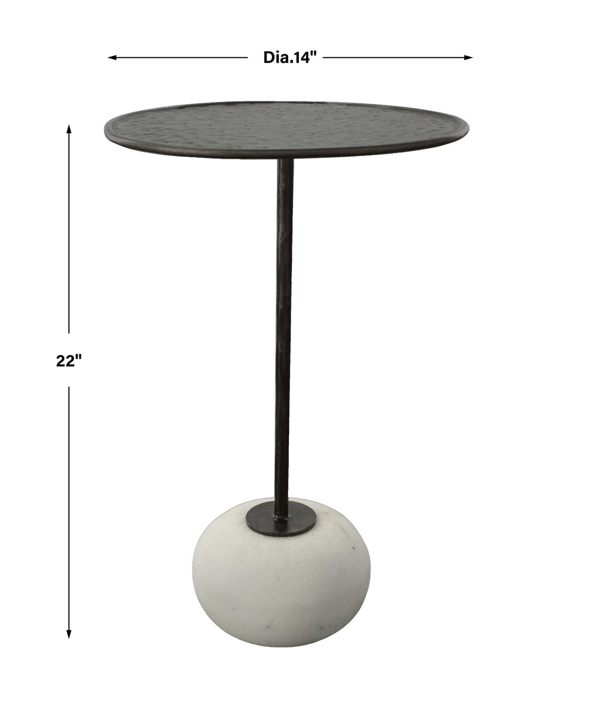 Button Up - Drink Table - Bronze