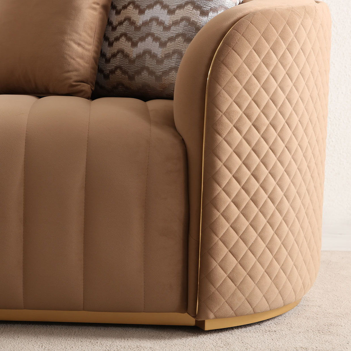 Ariana - Velvet Loveseat - R&R Furniture Gallery (Fountain Valley, CA)