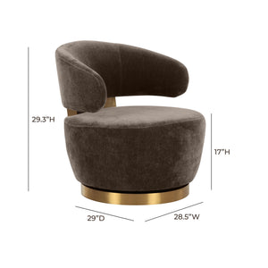 Austin - Recycled Fabric Swivel Chair - R&R Furniture Gallery (Fountain Valley, CA)