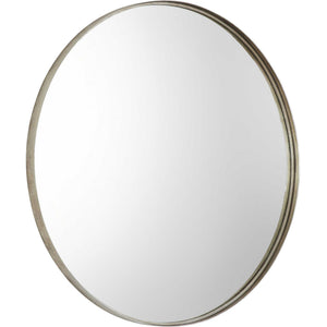 Agoura - 48" Round Mirror - Silver