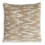 Mountains - Outdoor Sand Toned Pillow - Brown / White
