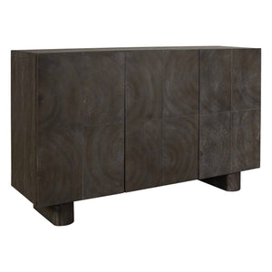 Phineas - 3 Door Modern Cabinet - Woodtone