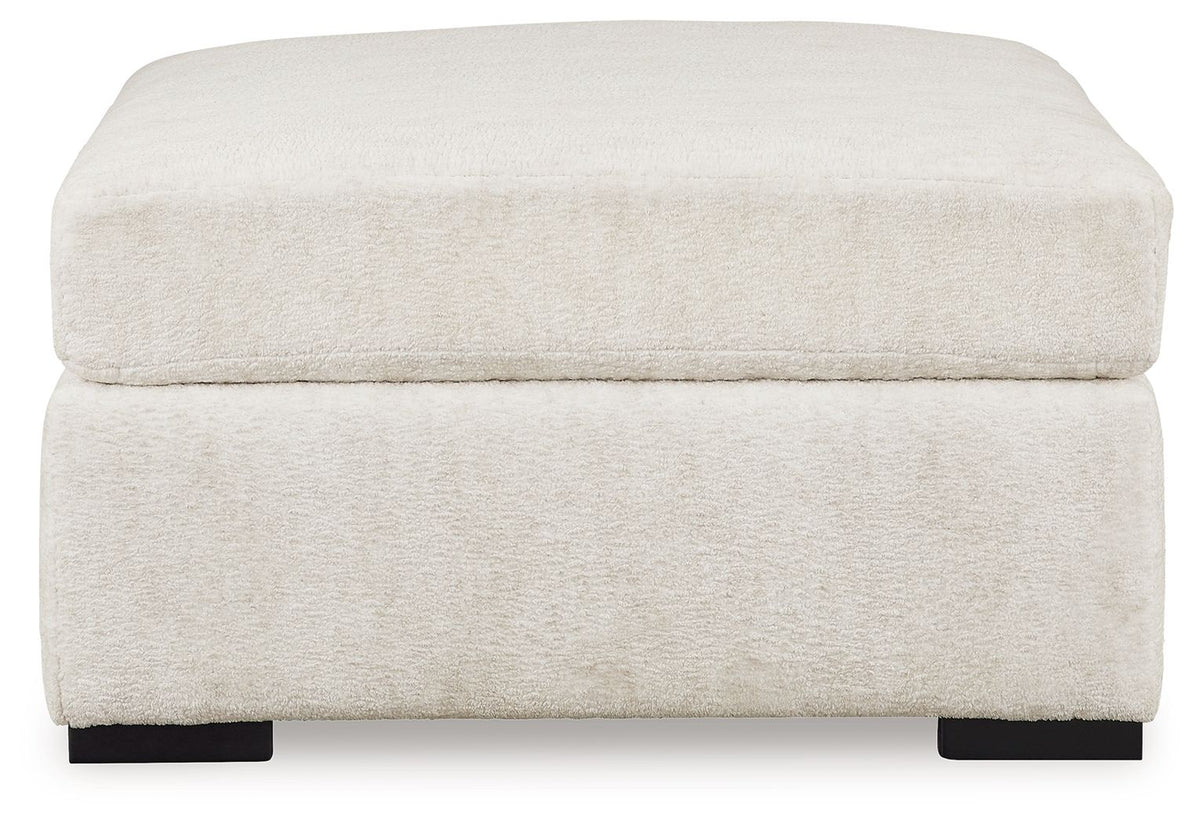 Chessington - Oversized Accent Ottoman - Ivory - R&R Furniture Gallery (Fountain Valley, CA)