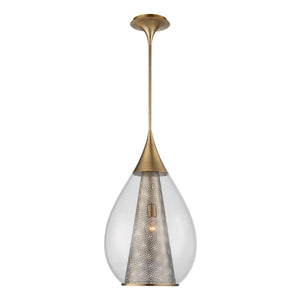 Big Drip - 1 Light Pendant - Brass