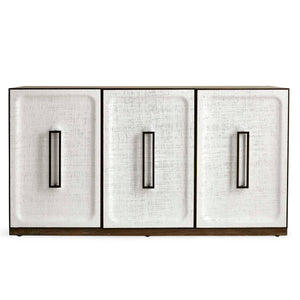 Linen 3 Door Cabinet - White