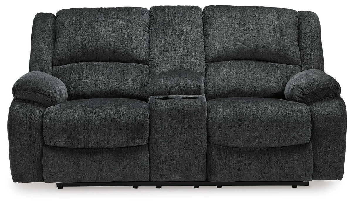 Draycoll - Reclining Loveseat - R&R Furniture Gallery (Fountain Valley, CA)