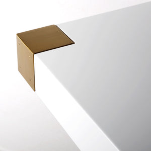 Adeline - Lacquer Dining Table - White - R&R Furniture Gallery (Fountain Valley, CA)