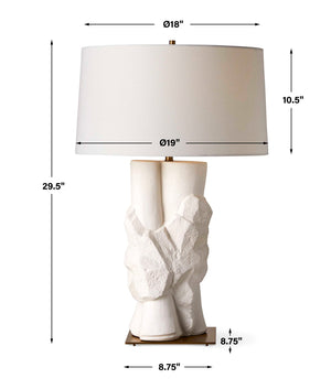 Get The Drift - Table Lamp - White