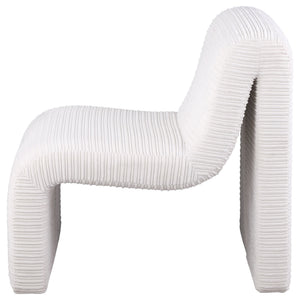 Winne - Curved Armless Accent Chair