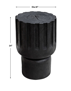 Goblet - Tall Accent Table - Black
