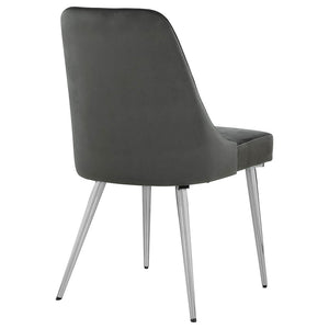 Side Chairs Upholstered With Tapered Legs (Set of 2)
