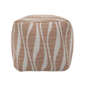 Ember - Woven Pouf - Cream / Natural - R&R Furniture Gallery (Fountain Valley, CA)