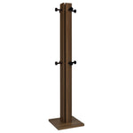 Rawlins - Coat Rack With 8 Hooks - Walnut