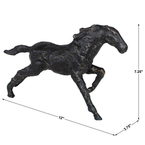 Stampede - Metal Wall Sculpture - Bronze