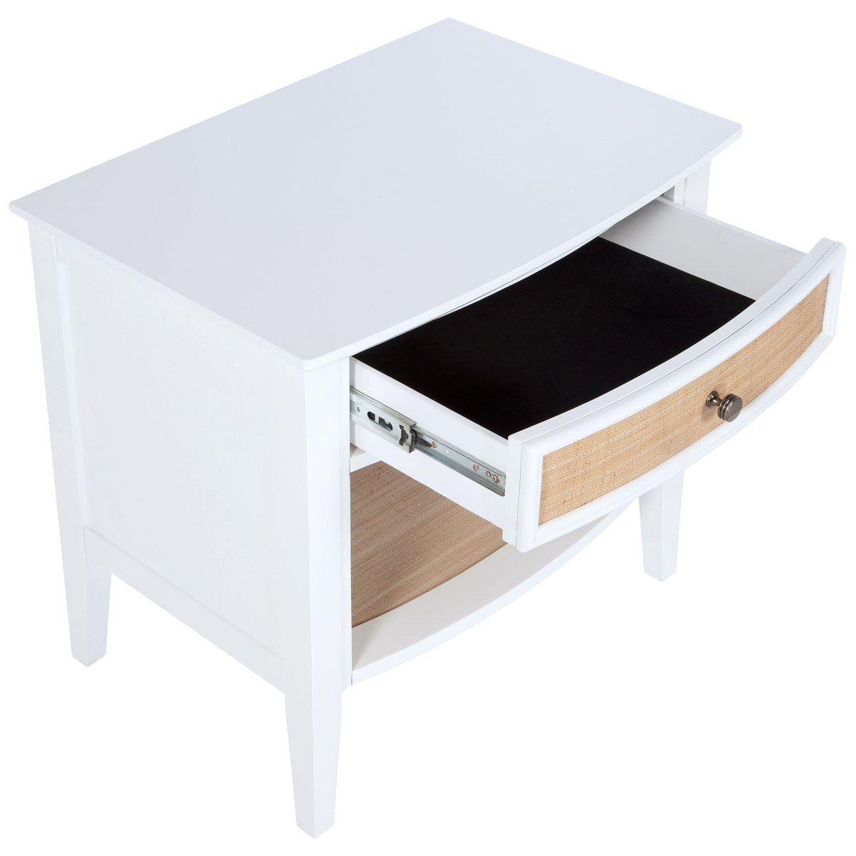 Talia - 1 Drawer Nightstand - White
