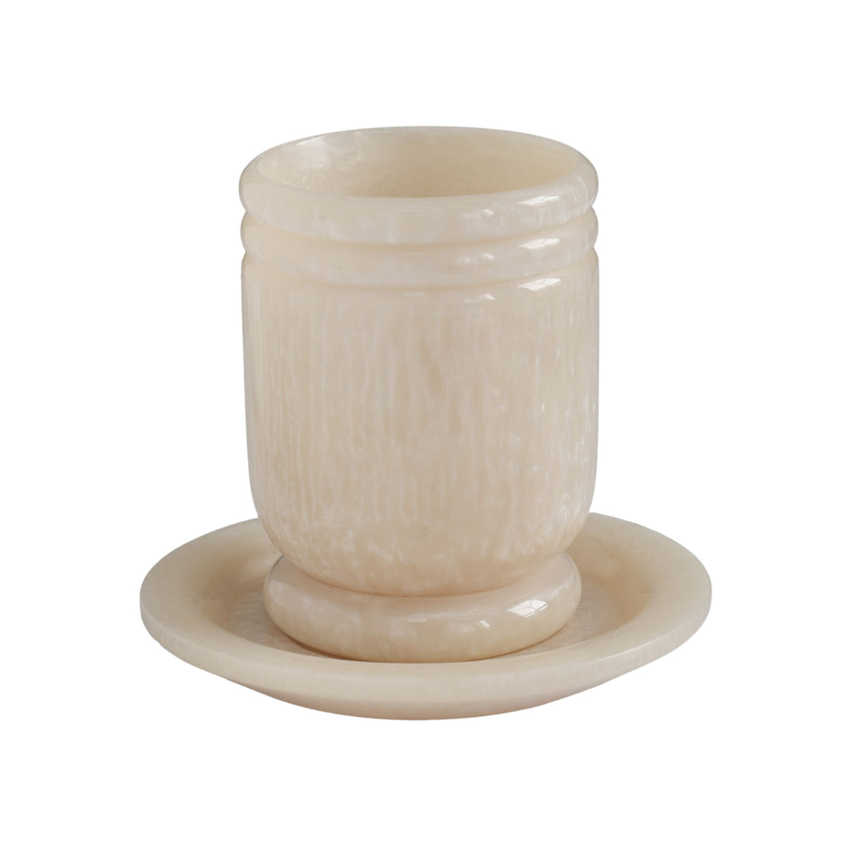 Channeled - Swirl Resin Kiddush Cup - R&R Furniture Gallery (Fountain Valley, CA)