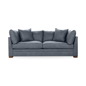 Classic Home Audrey stationary sofa with plush fabric upholstery and elegant design, perfect for living room seating.