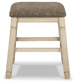 Bolanburg - Upholstered Stool (Set of 2) - Beige - R&R Furniture Gallery (Fountain Valley, CA)