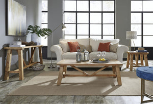 Harby Reclaimed Wood Console Table in Rustic Tawny