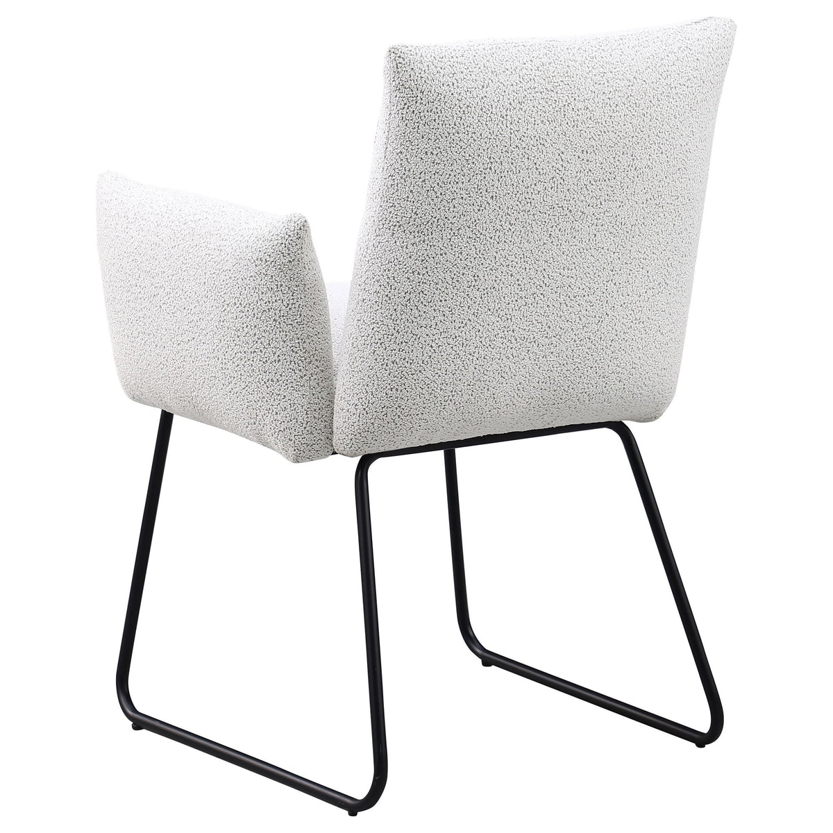 Donica - Upholstered Dining Arm Chair (Set of 2) - Light Gray