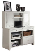 Boca - Credenza With Hutch - Cottage White - R&R Furniture Gallery (Fountain Valley, CA)