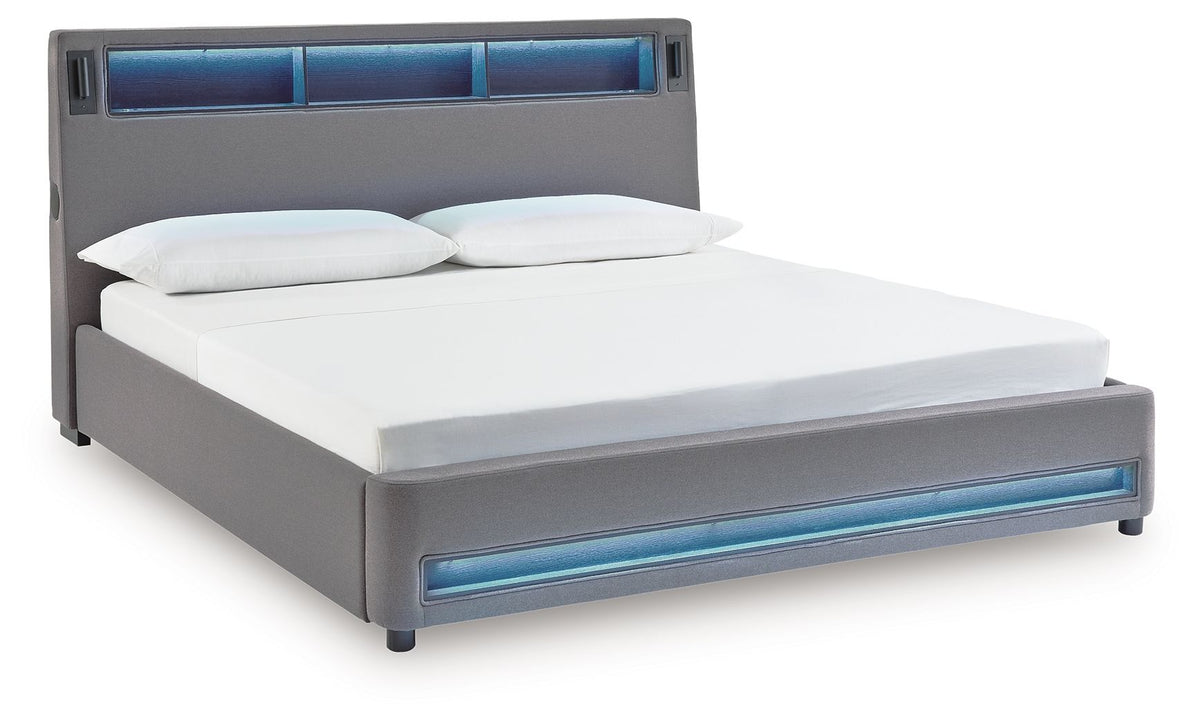 Verishaw - Upholstered Bed - R&R Furniture Gallery (Fountain Valley, CA)