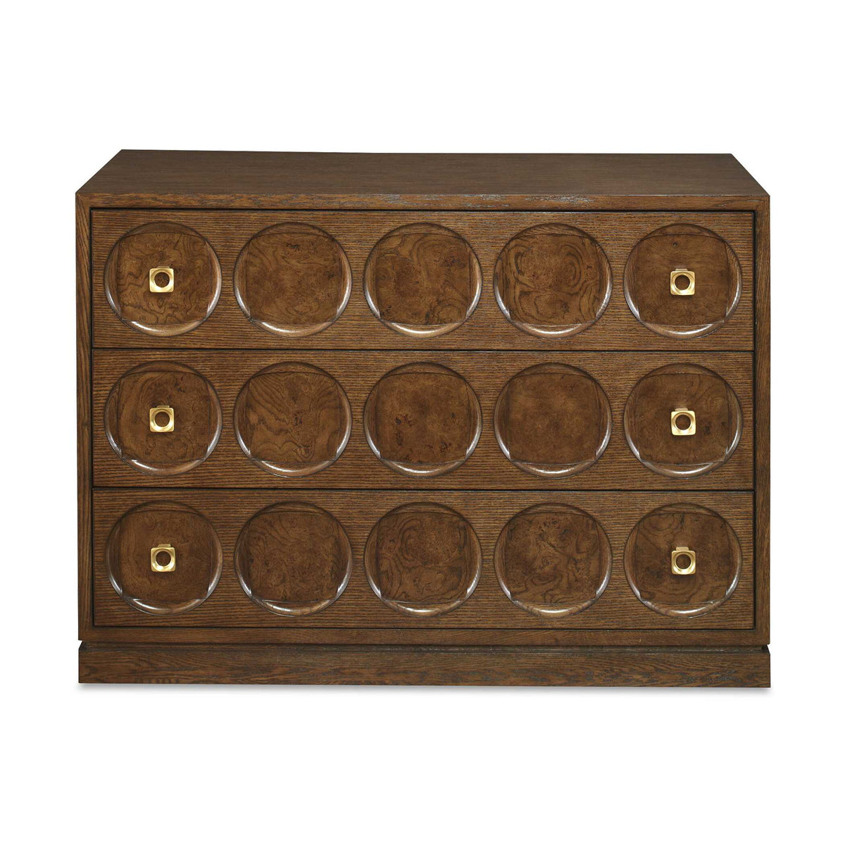 Roundabout - 3 Drawer Chest - Cocoa Brown