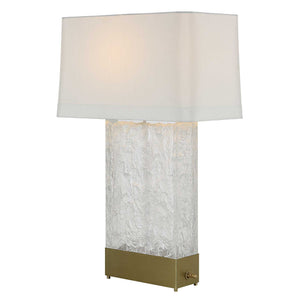 Lit Glacier - Table Lamp - White
