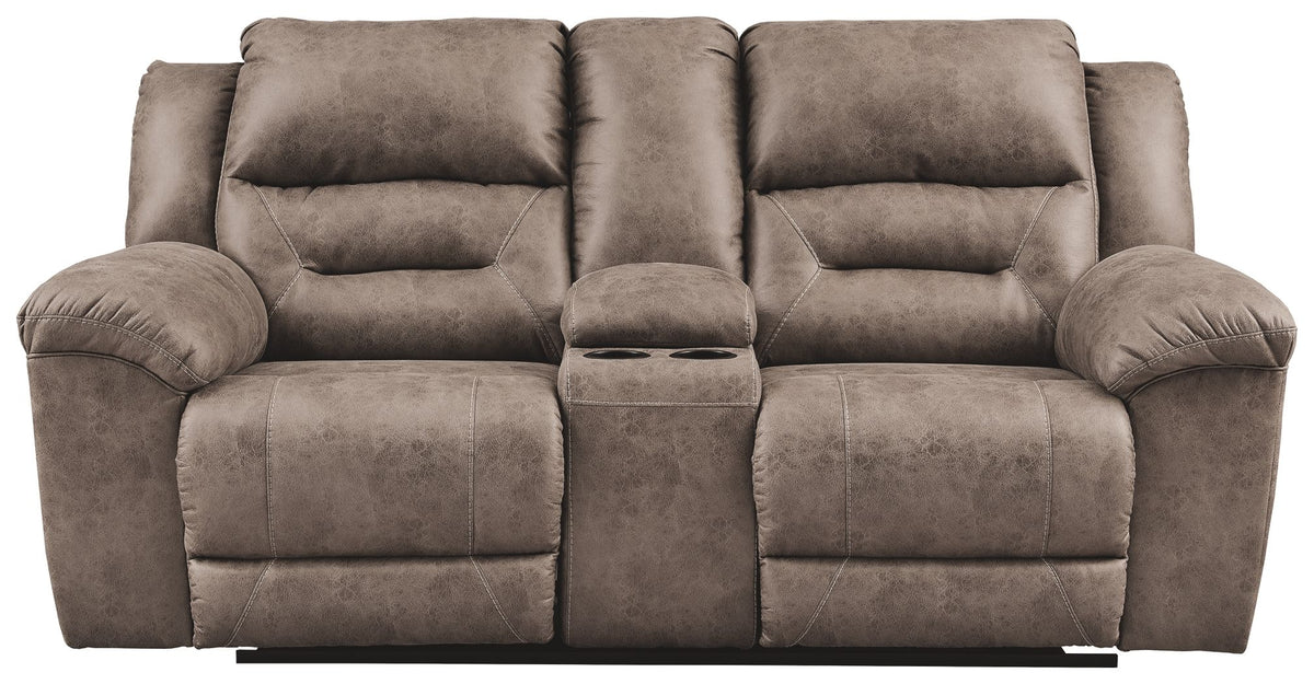 Stoneland - Power Reclining Loveseat - R&R Furniture Gallery (Fountain Valley, CA)