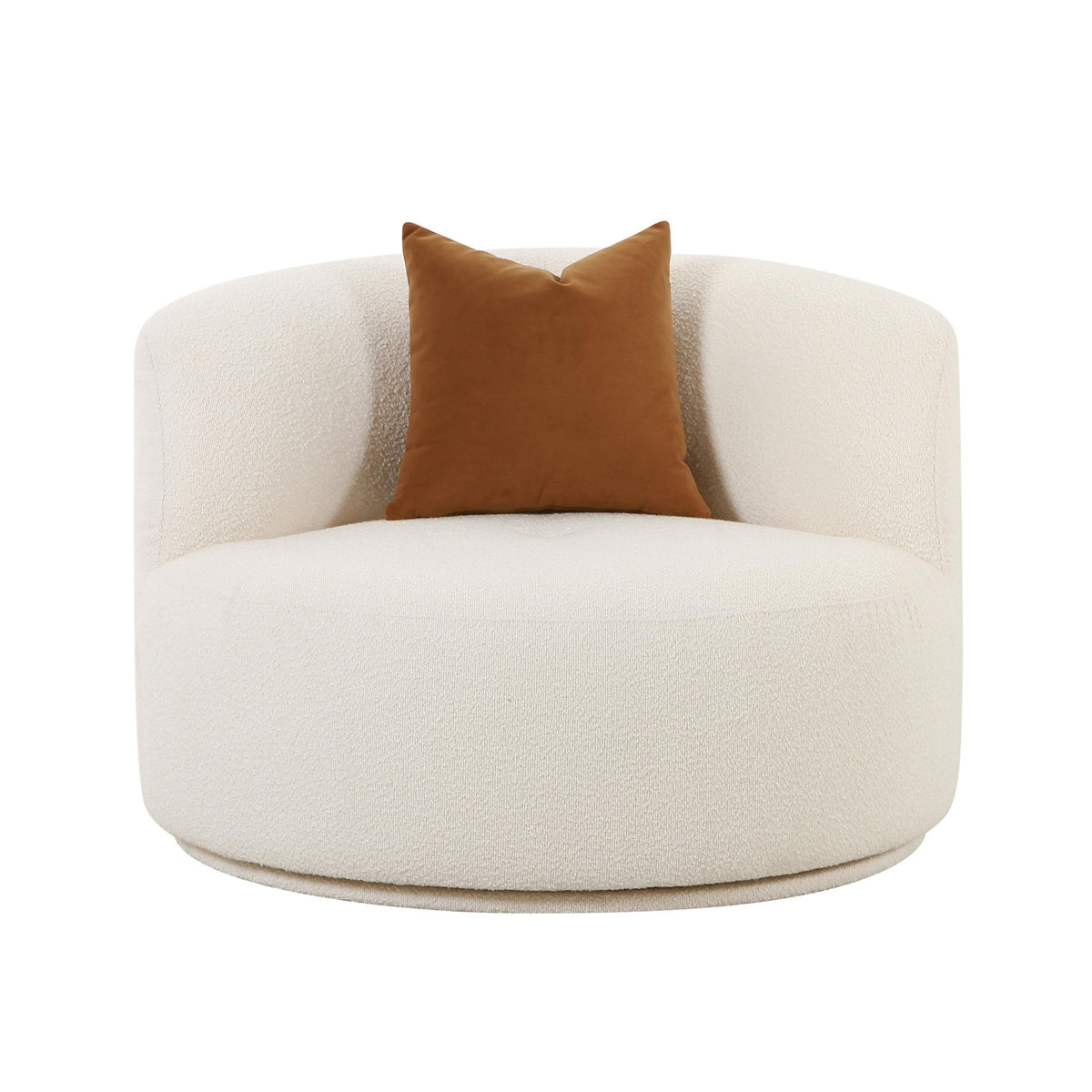 Fickle - Swivel Chair - Cream - R&R Furniture Gallery (Fountain Valley, CA)