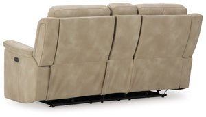 Next-Gen Durapella - Reclining Power Loveseat With Console - R&R Furniture Gallery (Fountain Valley, CA)