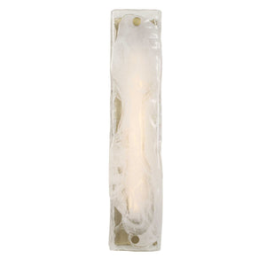 Taffy - 1 Light LED Swirl Glass Sconce - White