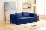Perri - 79" Compressed Sofa, Blue