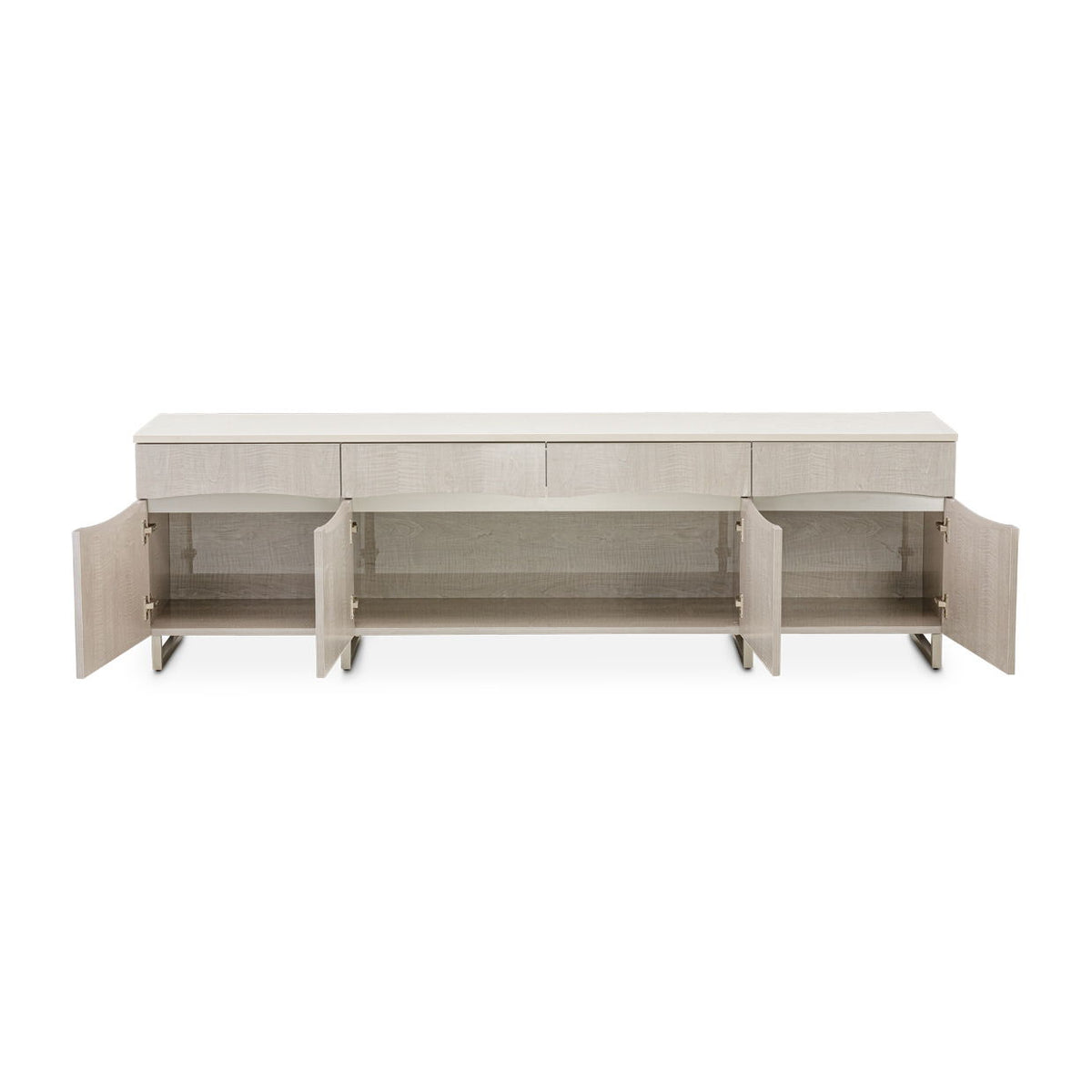 Marin - Media Cabinet - Beige - R&R Furniture Gallery (Fountain Valley, CA)