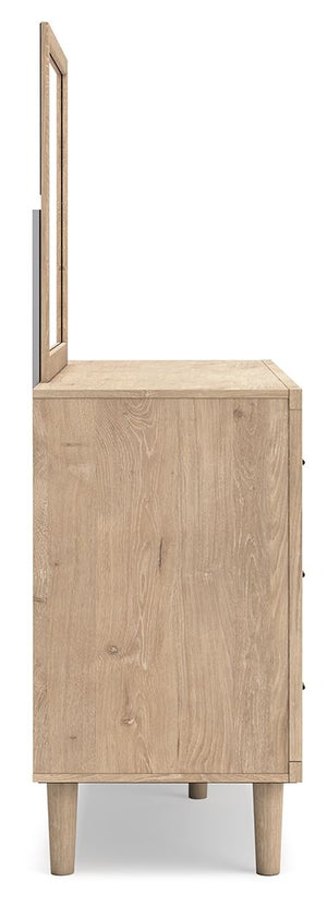 Cielden - Dresser And Mirror - Two-Tone - R&R Furniture Gallery (Fountain Valley, CA)