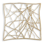 Tangled Up - Outdoor Teak Wall Decor - Woodtone