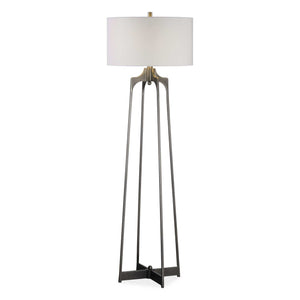 Adrian - Modern Floor Lamp - Silver