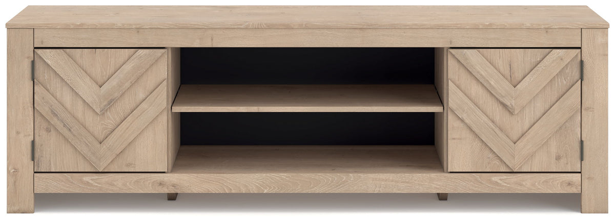 Cayboni - LG TV Stand With Fireplace Option - R&R Furniture Gallery (Fountain Valley, CA)