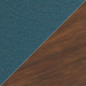 Lyncott - Dining Uph Side Chair (Set of 2) - Blue / Brown - R&R Furniture Gallery (Fountain Valley, CA)