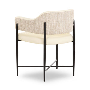 Sezanne - Vegan Leather 2-Tone Dining Chair - R&R Furniture Gallery (Fountain Valley, CA)