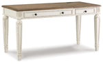 Realyn - Home Office Lift Top Desk - White / Brown - R&R Furniture Gallery (Fountain Valley, CA)