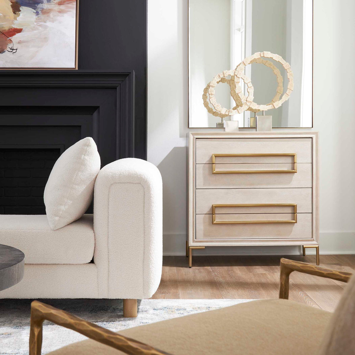 Alessia - Light Oak Accent Chest