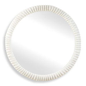 Akiko - Round Mirror - White