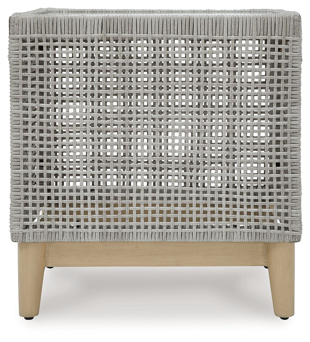 Seton Creek - Square End Table - Gray - R&R Furniture Gallery (Fountain Valley, CA)