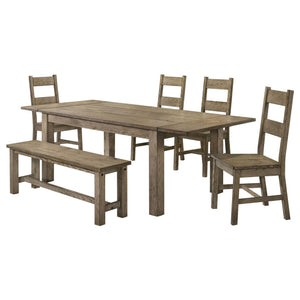 Cardova 6-piece Extension Table Dining Set Vineyard Oak
