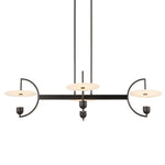 Kyoto - 4 Light Linear LED Chandelier - Black