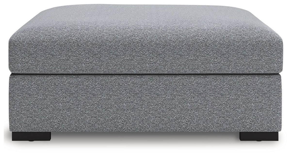 Bealton - Oversized Accent Ottoman - Salt And Pepper - R&R Furniture Gallery (Fountain Valley, CA)