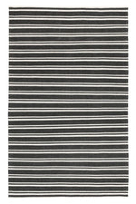 Classic Home Palma Stripe Rug featuring a modern striped design in soft, neutral colors for living room or bedroom decor.