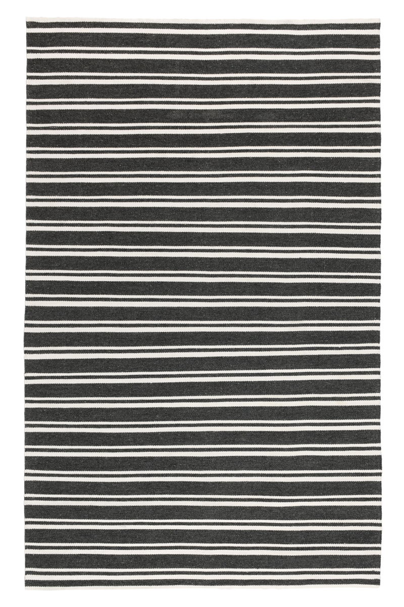 Classic Home Palma Stripe Rug featuring a modern striped design in soft, neutral colors for living room or bedroom decor.